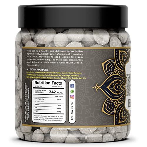 THE HERB PLANET THE HERB PLANET Churan Digestive Jeera goli 400 gms Digestive Jeera Goli Mukhwas Pachak Tasty Healthy Jeera Goli [Jar Pack]