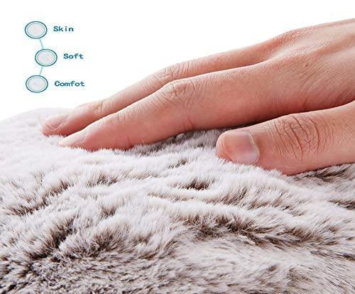 ROKOO Rokoo Heating bag with hand pockets , hot water bags for pain relief, heating bag electric, Heat Pouch Hot Water Bottle Bag, Electric Hot Water Bag Cotton Bath Towel (Brown Velvet Touch)