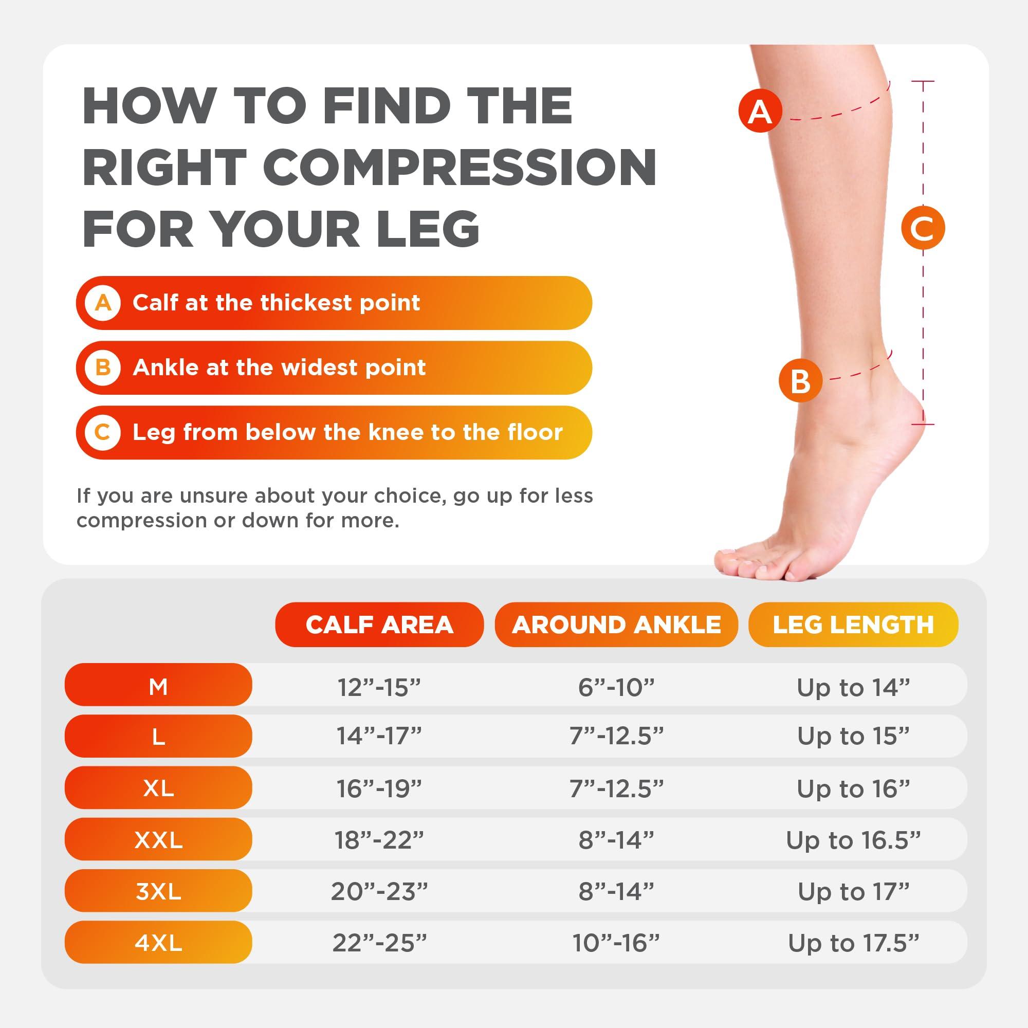 Lemon Hero Lemon Hero Medical Compression Socks - Open Toe 15-20 mmHg Zipper Compression Stockings for Men and Women Lightweight compression socks for Pregnant Women & Nurses Large, Beige [1 Pair]