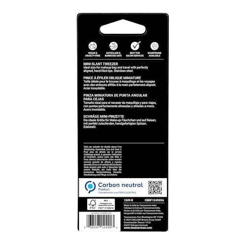 Tweezerman Tweezerman Mini Slant Tweezer, Classic Stainless