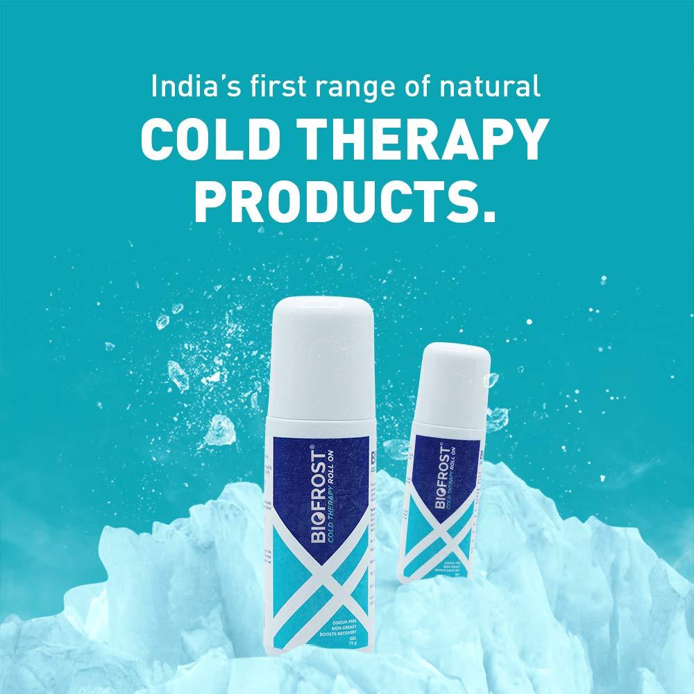BioFROST BioFrost Cold Therapy Roll on Gel - Odour Free Non Greasy - 75 Gm