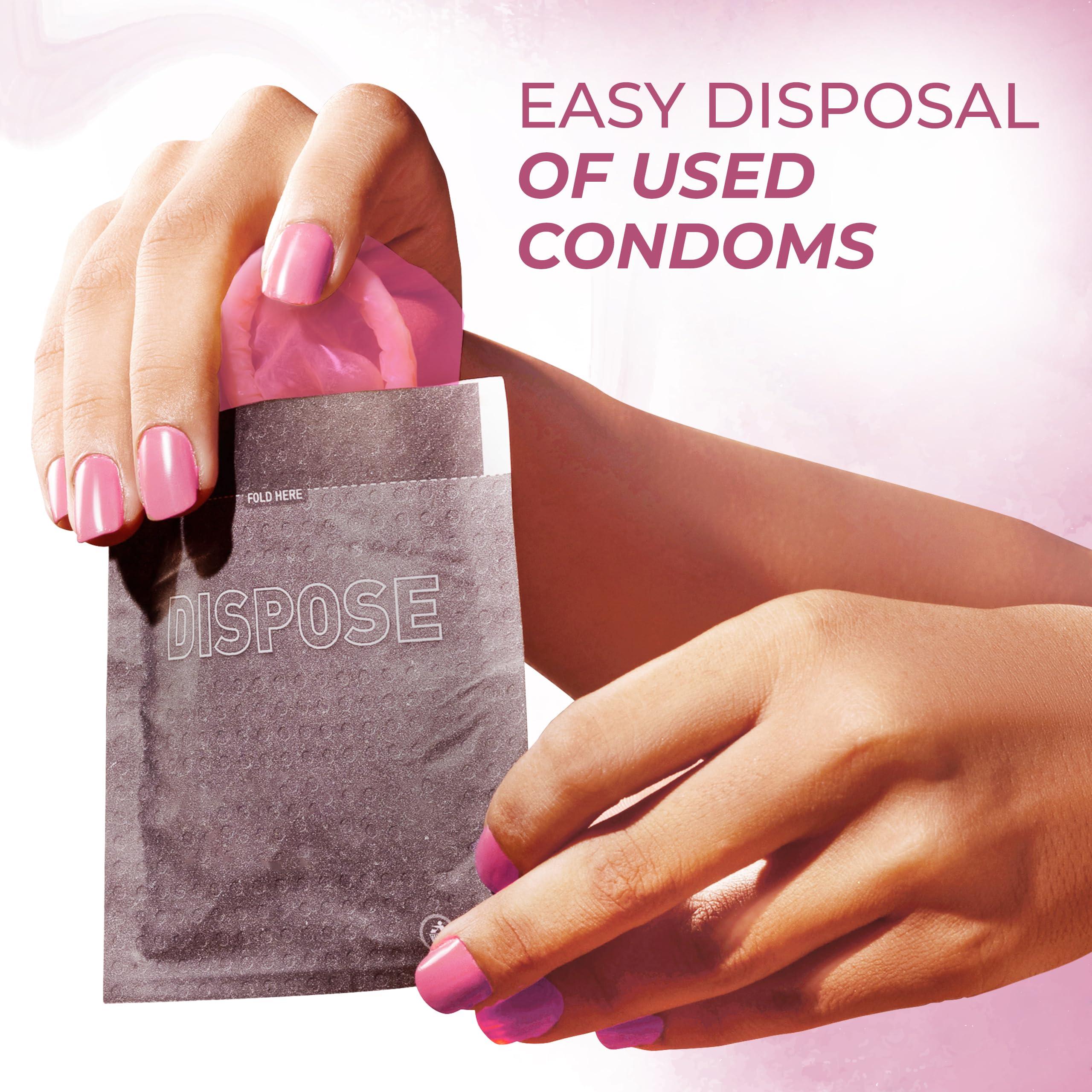 Manforce Divaforce Female Condoms - 2 Count | For Uninterrupted Pleasure| From Manforce - Indias No. 1* Condom Brand for Safe Sex