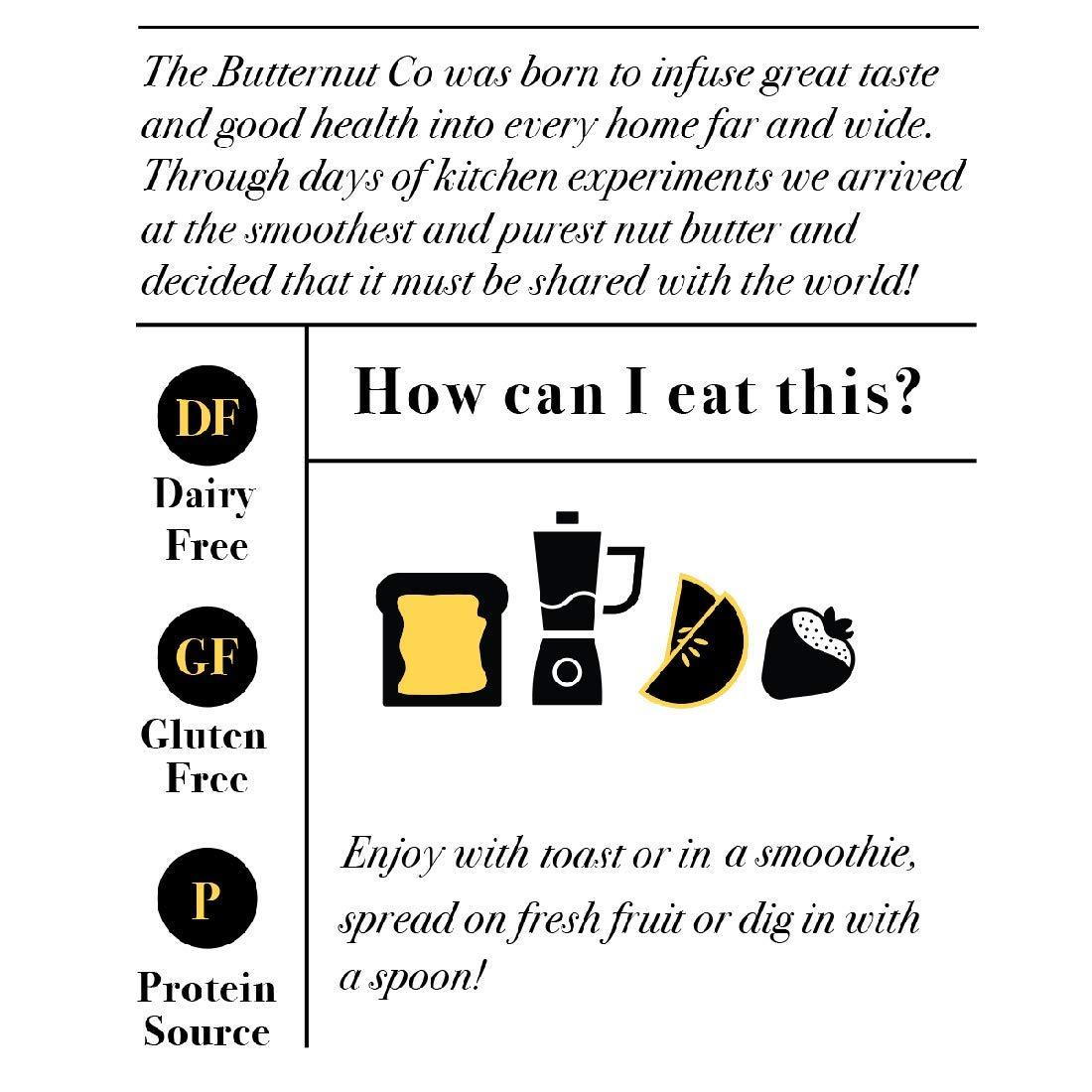 The Butternut Co. The Butternut Co. No stir Peanut Butter Classic (With Jaggery) Crunchy, 340 gm (No Added Sugar, Vegan, High Protein, Keto)