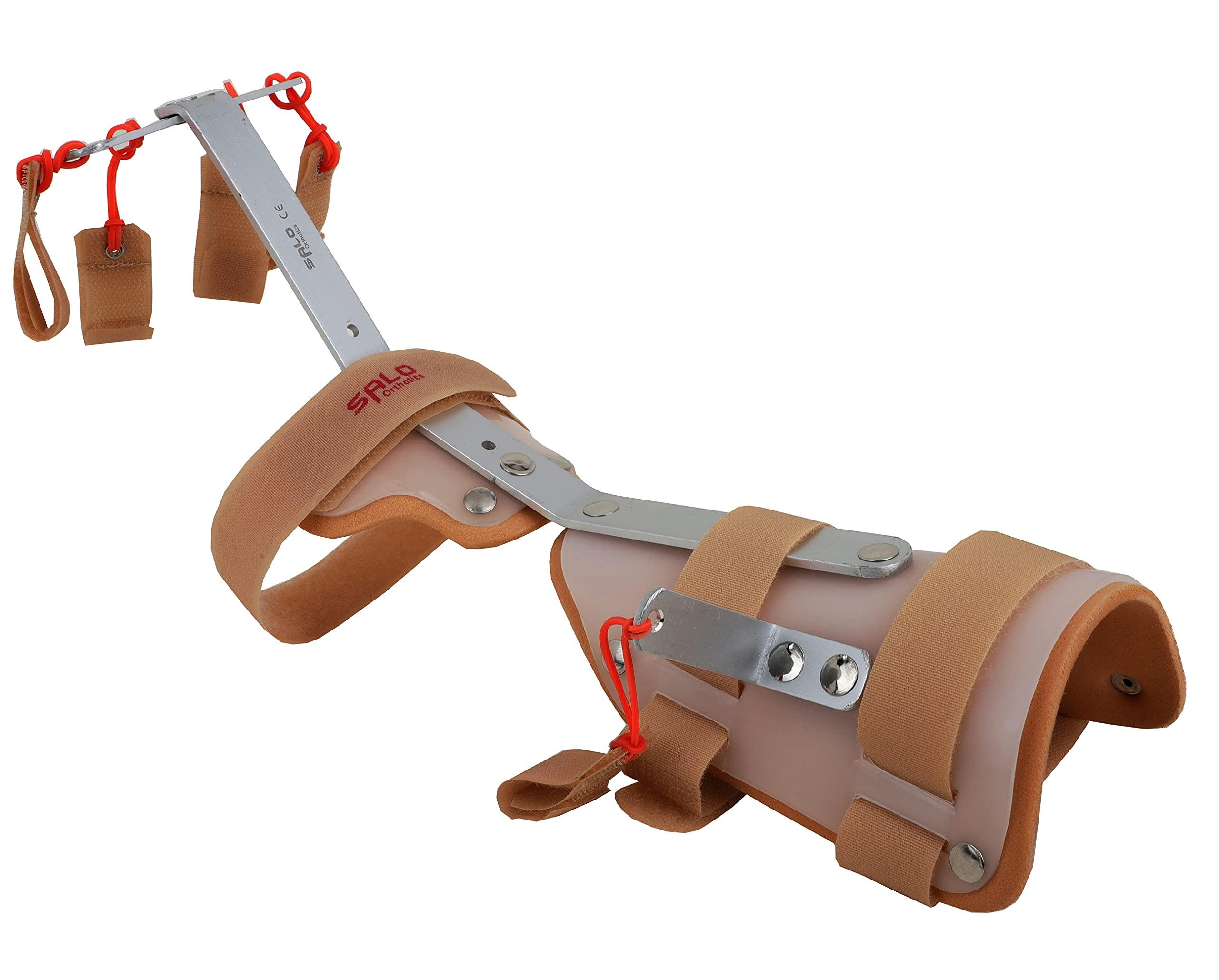 SALO Orthotics SALO Orthotics Dynamic Hand Splint With Finger & Thumb Extension Support - For Carpal Tunnel, Radial Nerve Palsy, Stroke Recovery - 1Pc- (Large Size, Right Hand)