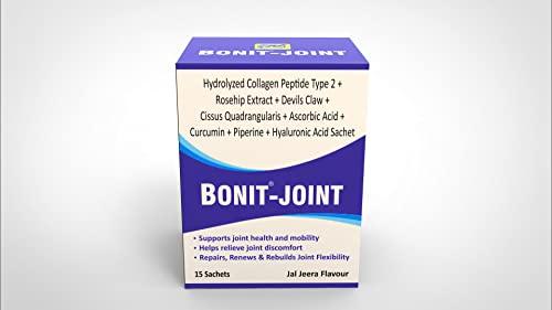 S G WELNESS S G Welness Bonit-Joint | Joint Support Supplement for Flexibility and Mobility | Joint Pain Relief Supplement with Jal Jeera Flavor | Suitable for Men & Women - Pack of 15 Sachet