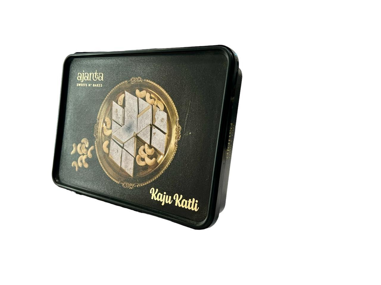 Generic Ajanta Sweets Bareilly Special Kaju Katli Sweet | Kaju ki Barfi Sweets 100% pure desi ghee Peparations (Pack of 250g)| Authentic Indian Sweet Delight