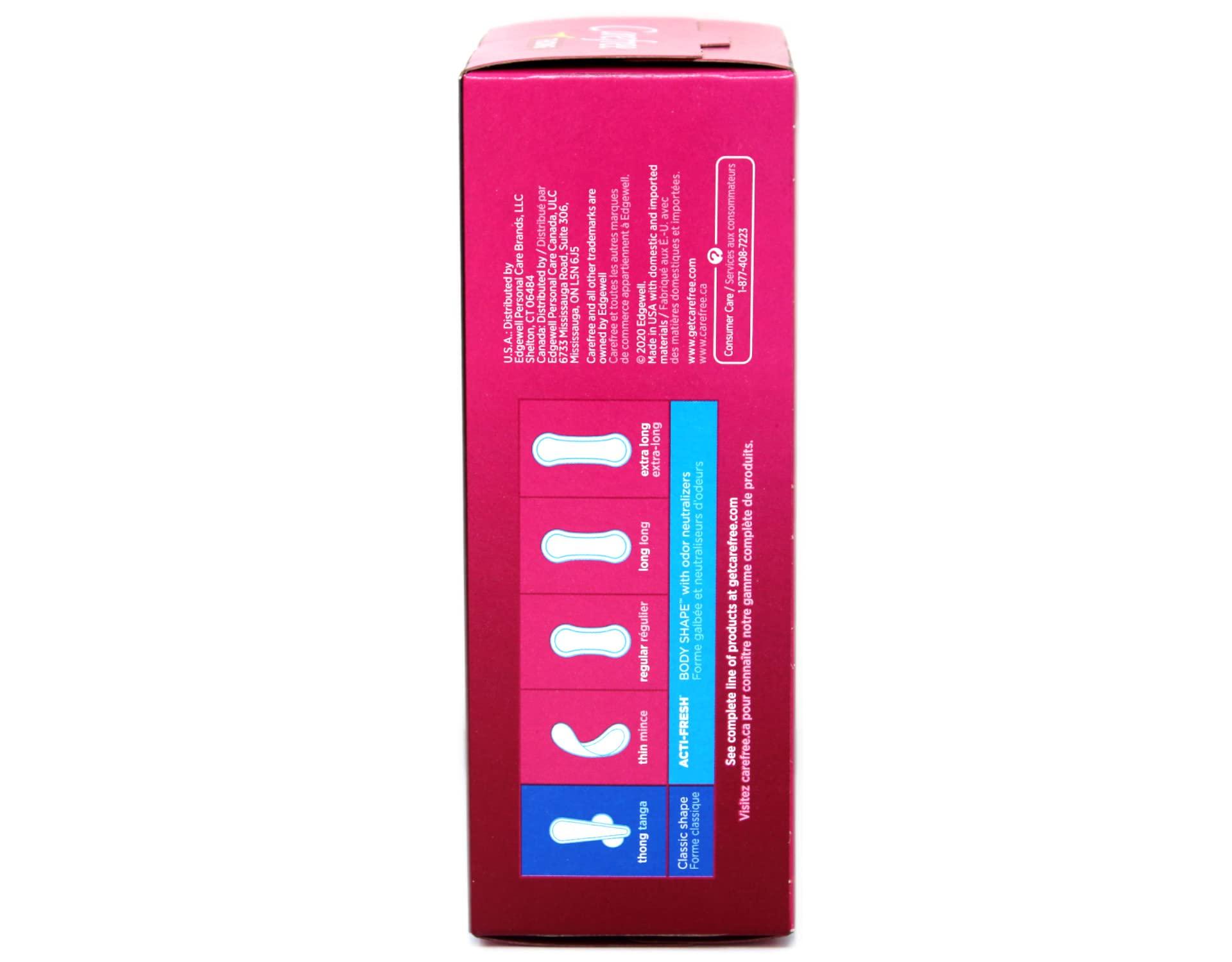 Carefree Carefree Thong Pantiliners, Unscented - 49 ct