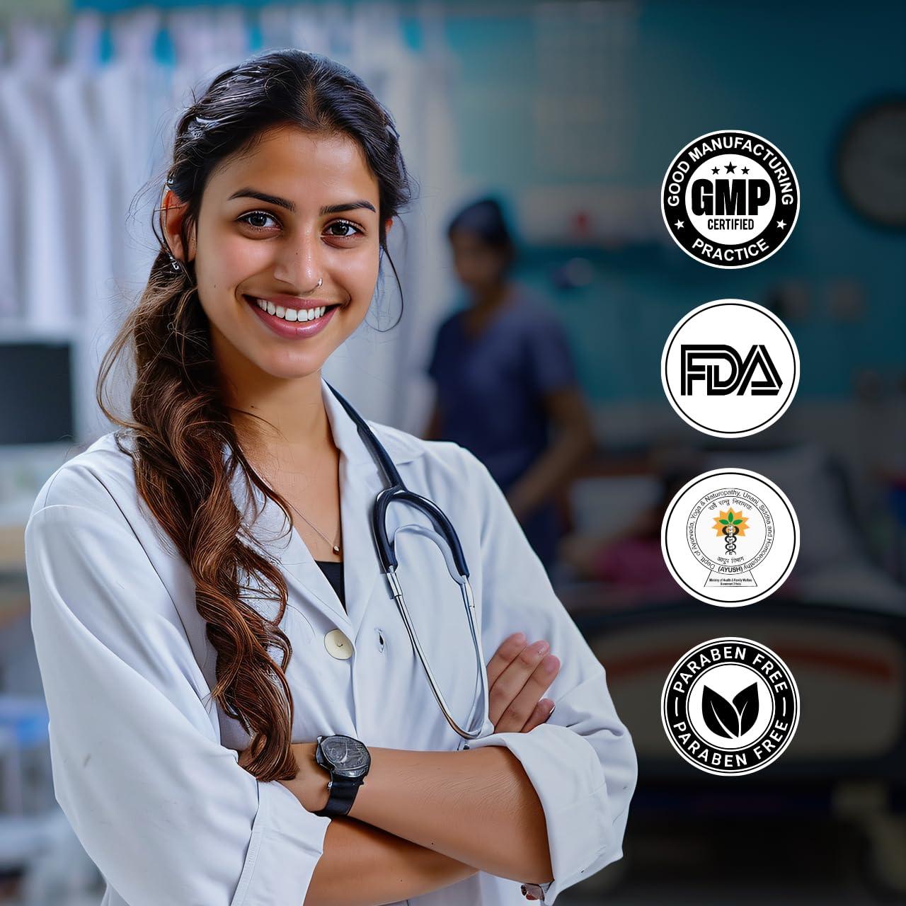 AYUSAS AYUSAS Sapat Adulsa Cough Syrup, Paraben Free, Child Safe, Triple-action formula,100% Natural for Wet and Dry Cough, (200 ml) (Pack of 2)