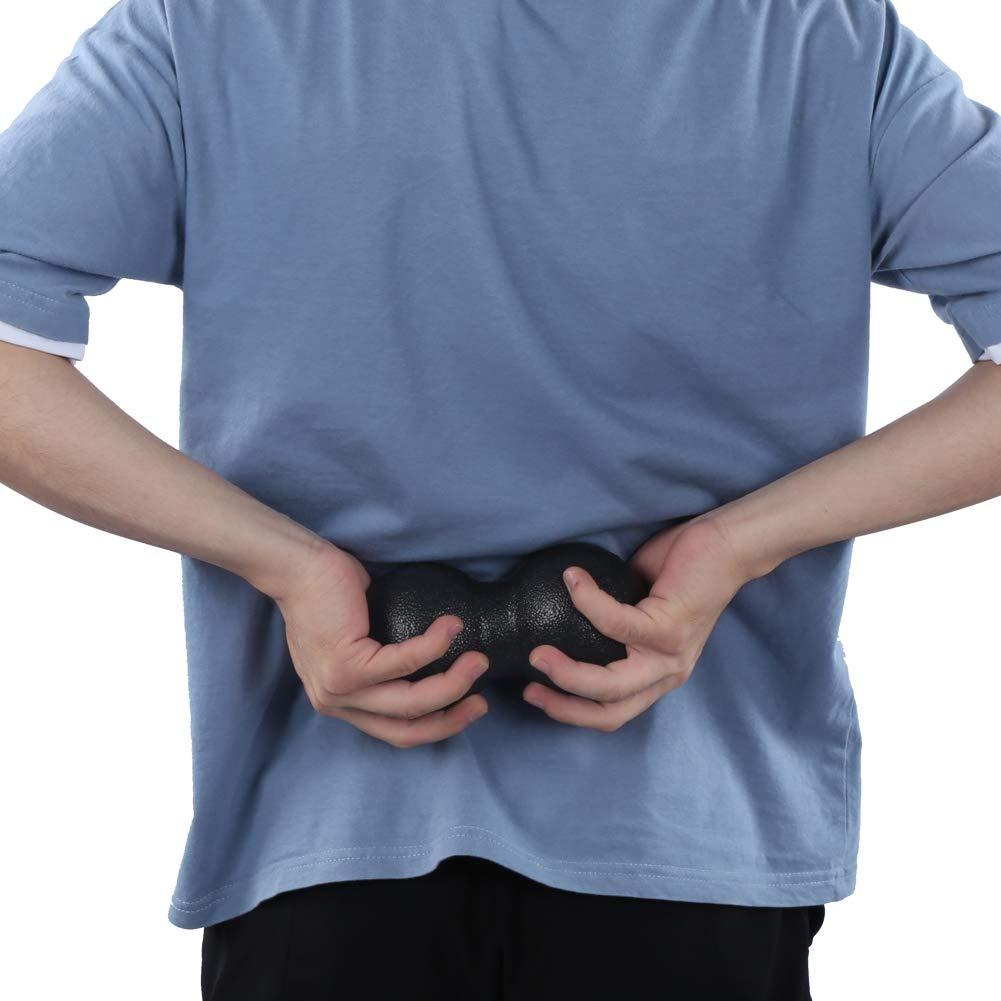 Tgoon Double Massage Ball - Therapy Peanut Ball, Stress Ball, Double Lacrosse Ball - Deep Tissue Massage Tool for Back, Foot, Neck Suitable for Use After Exercise