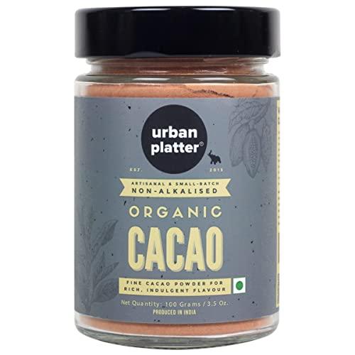 urban platter Urban Platter Non-Alkalized Organic Cacao Powder, 100g