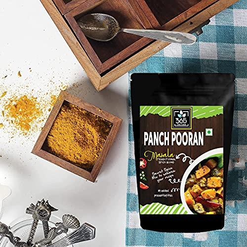 365 STORE TO DOOR 365 STORE TO DOOR Indian Spice – Panch Pooran Masala, 250 gm. | Homemade Powdered | for Healthy Cooking | Ready to use | All Seasonings Spices | Pure & Hygiene | Spice Mix – Pack of 1