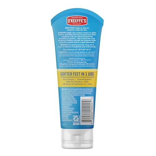 O'Keeffe's O\'Keeffe\'s K0400008 Healthy Feet Exfoliating Foot Cream, 3 ounce Tube