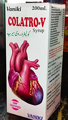 Vaniki Vaniki Colatro-v Syrup (200ml) + Vaniki Colax-V Tablets (75 Tabs) Benificial for anxiety, stress, depression, palpitation & increased pressure of blood