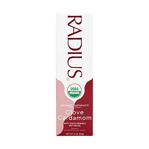 RADIUS RADIUS Organic Toothpaste, Clove Cardamom 3Oz by Radius Toothbrushes