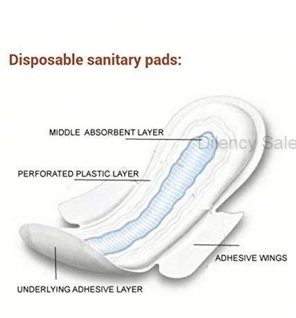 Dilency Sales Dilency Sales Sanitary Pads For Women/Girls (XXL) (Pack Of 40 Pads + 10 Panty-Liner) (PACK OF 4)