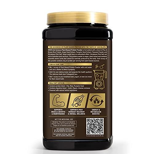 WOW Life Science WOW Life Science Plant Protein Powder - Chocolate Flavour – For a healthier lifestyle – 1kg
