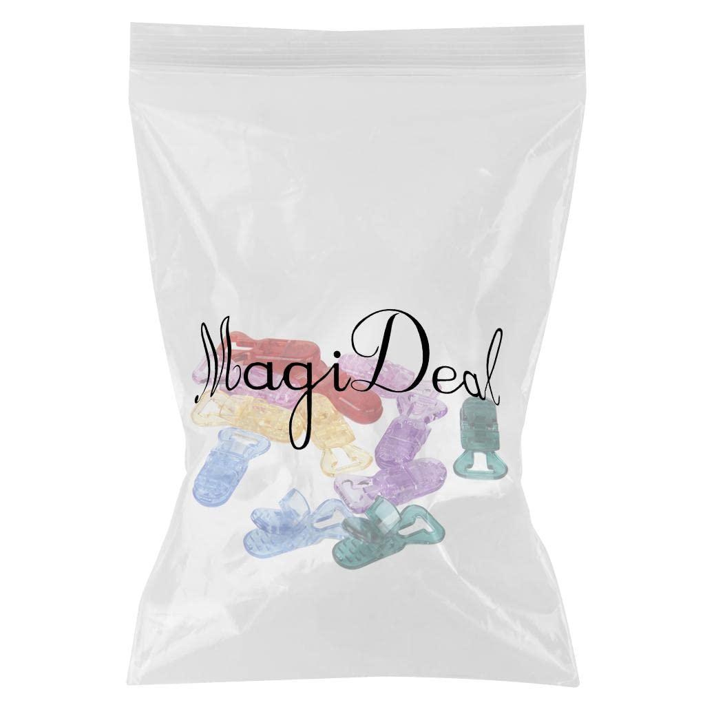 CALANDIS CALANDIS Universal ABS Clip-on Clamps Teeth Clip Nip for Cloth File S 12PCS Colors