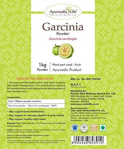 Ayurvedic Life Ayurvedic Life Garcinia Powder (1 kg (Pack of 4))