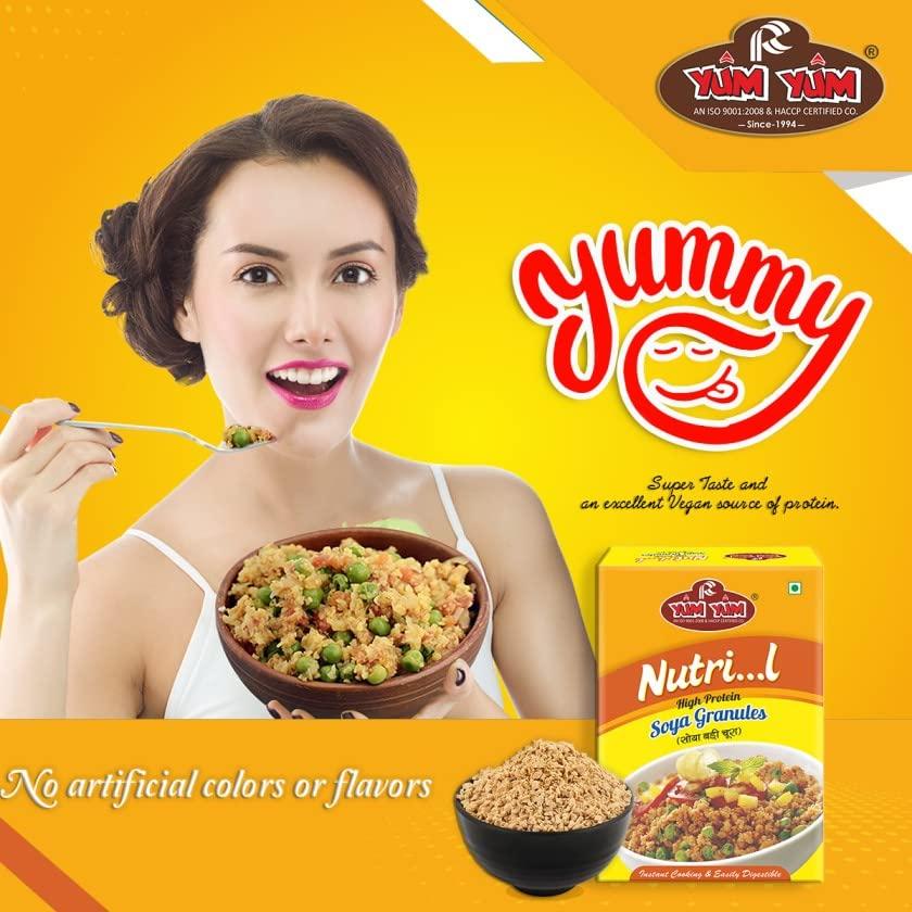 YUM YUM YUM YUM Nutri Soya Granules 200g