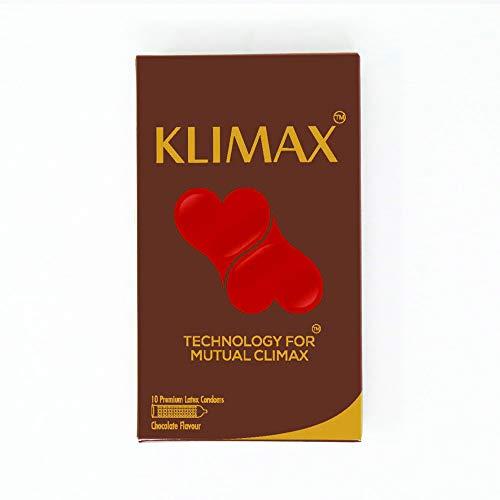 Klimax Klimax Mutual Climax Condoms for Men - Chocolate Flavour (Pack of 10)
