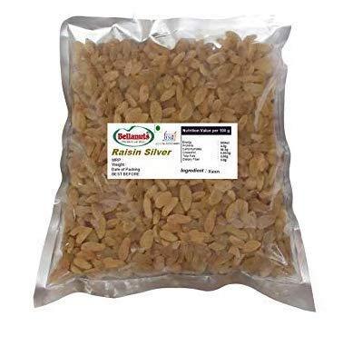 BELLANUTS Bellanuts Raisin Silver 950 gm | Kishmish Seedless | Dry Grapes | Color Less | Natural
