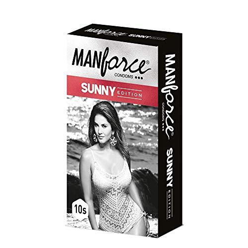 Manforce Manforce Sunny Edition Premium Flavoured Condoms for Men| 3-in-1 Ribbed, Dotted, & Anatomically Shaped for Intense Pleasure| Lubricated Latex Condoms 10 Pcs x Pack of 6
