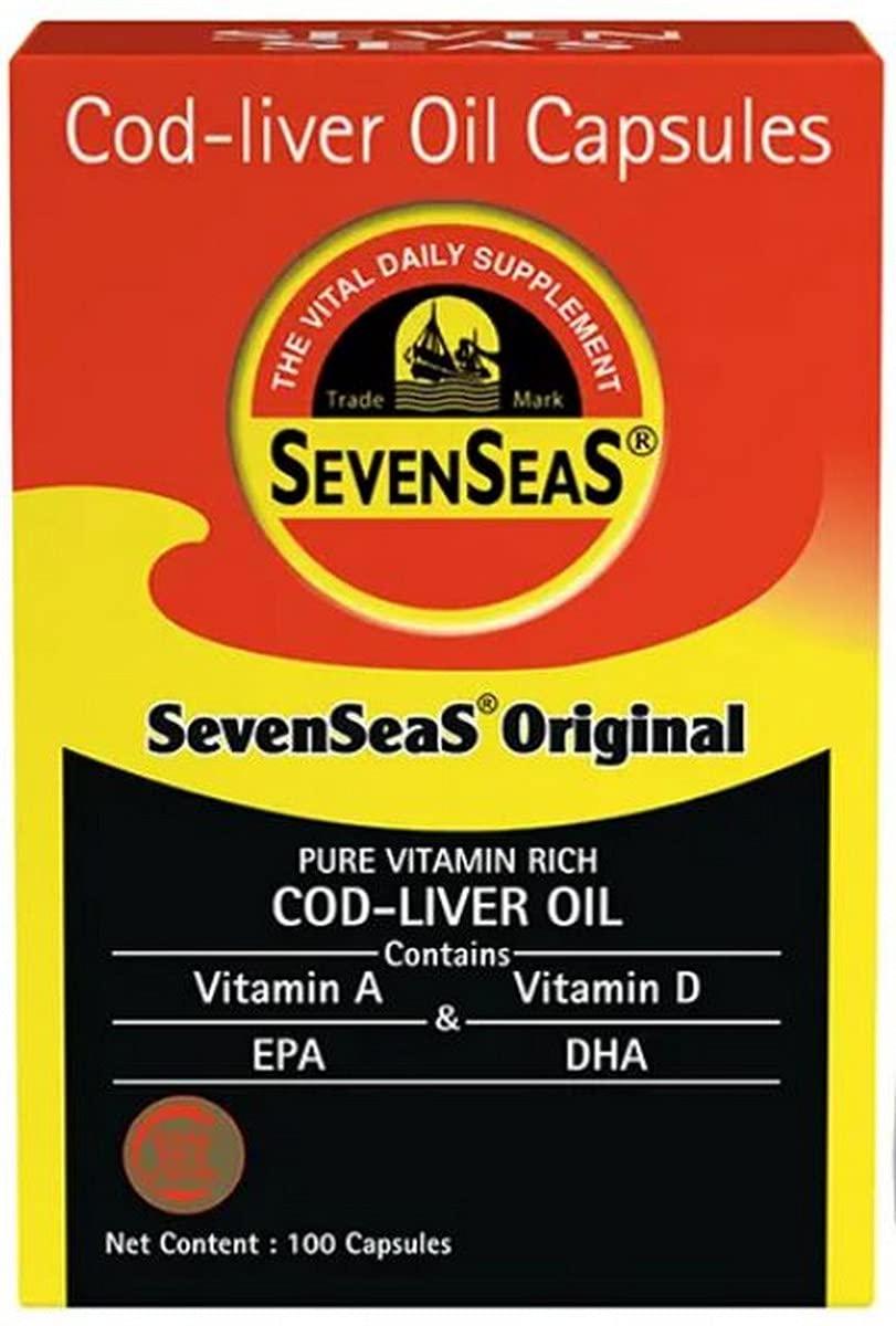SEVEN SEAS ORIGINAL SEVEN SEAS ORIGINAL - Bottle of 100 Cod Liver Oil Capsules