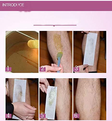 Tvoip Tvoip 100 Sheet/Pack Disposable Professional Hair Removal Tool Depilatory Paper Nonwoven Epilator Women Wax Strip Paper Shaving Roll Waxing Smooth Legs