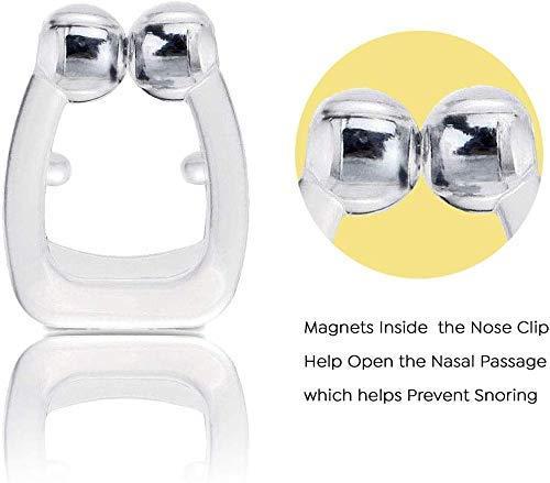 Getsocio Getsocio Silicone Magnetic Unisex Anti Snore Nose Clip Night Device With Case, Snore Stopper, Anti Snoring Device For Men, Anti Snoring Device For Women, Snore Clip For women, Nose Clips For Snoring
