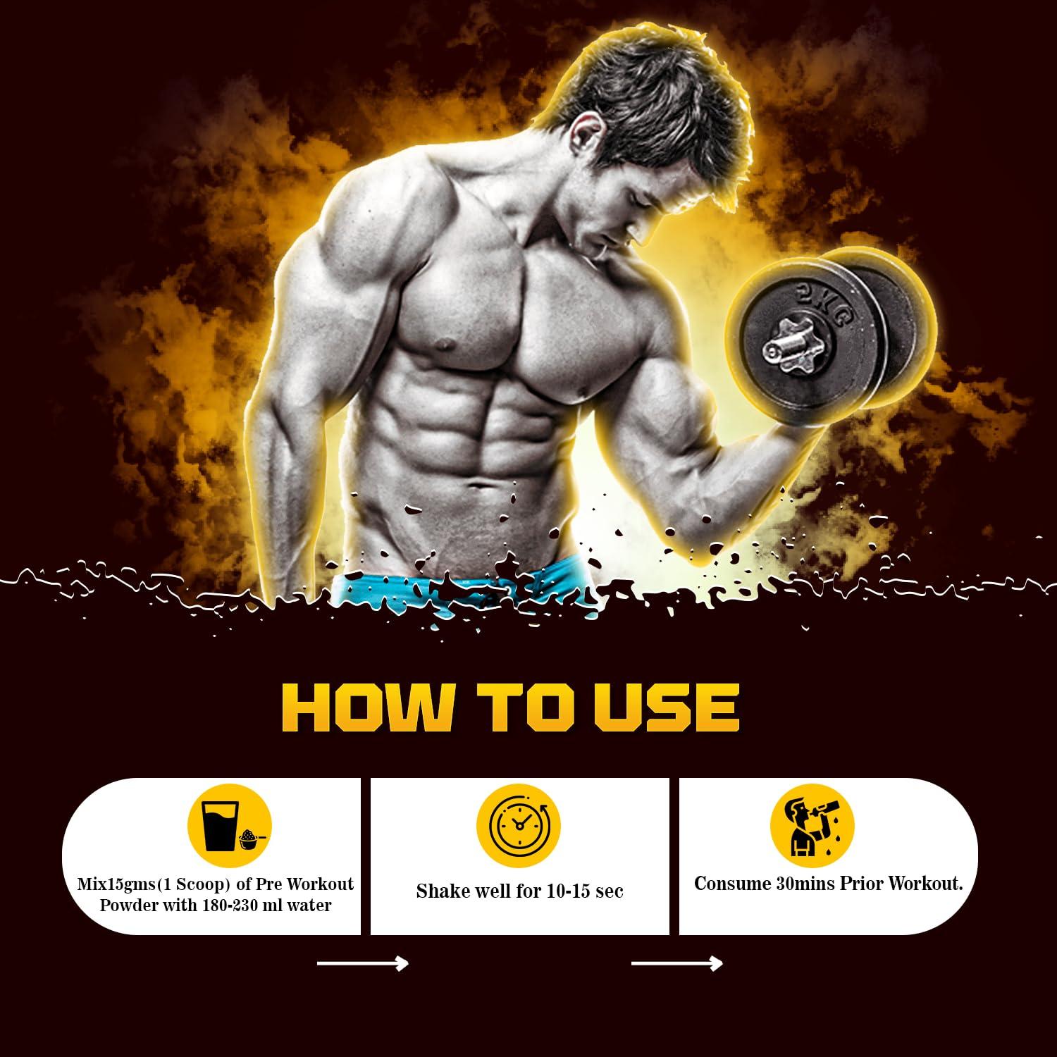 FITNESS FREAK NUTRITION Fitness Freak Nutrition Pre-Workout (30 Servings) Premium Supplement for Enhanced Focus, Strength, Energy, and Pump 100% Dope-Free, Banned Substance Tested, 400g - Watermelon