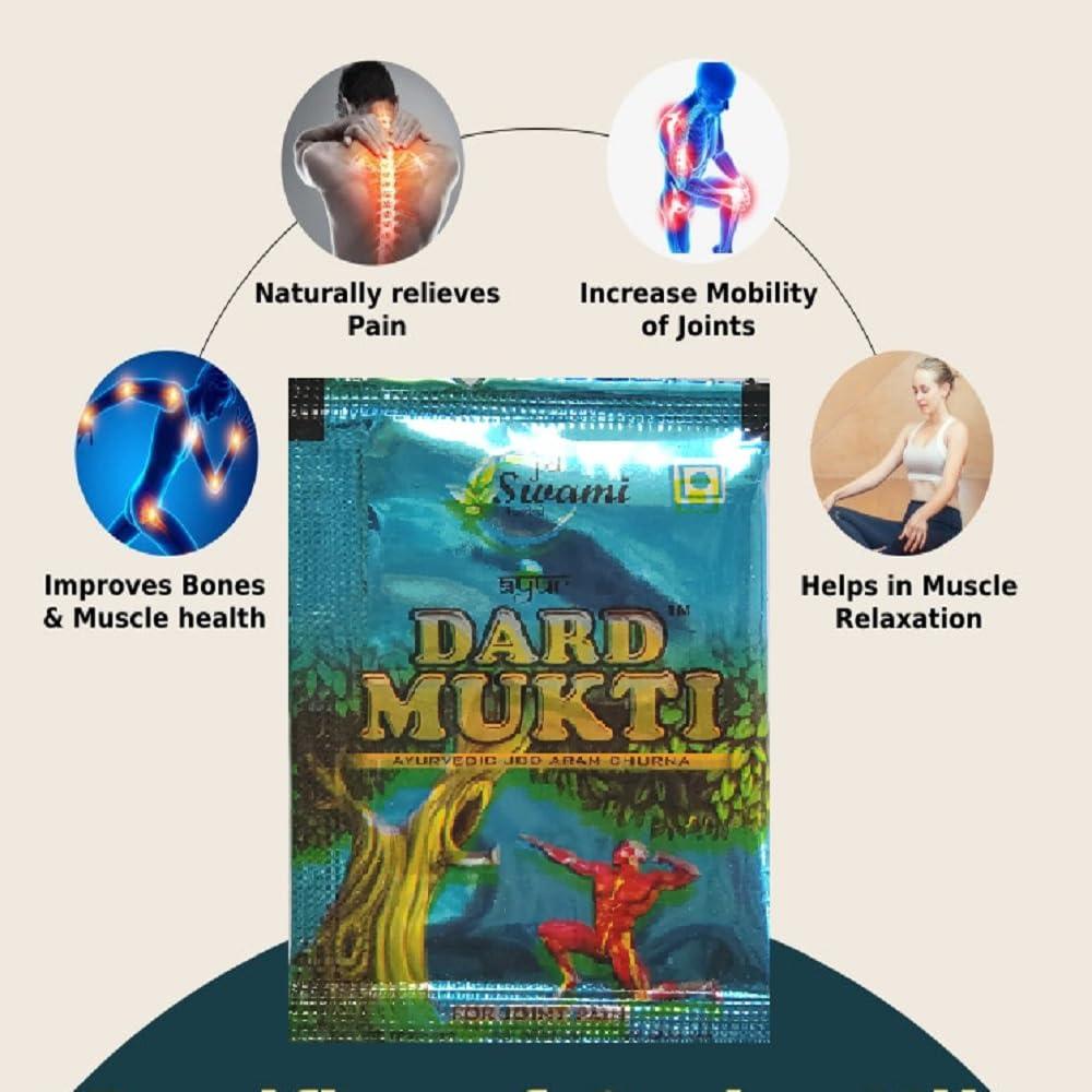 Generic Jd Swami Ayurveda Dard Mukti Powder blue Pk = 70 Pc