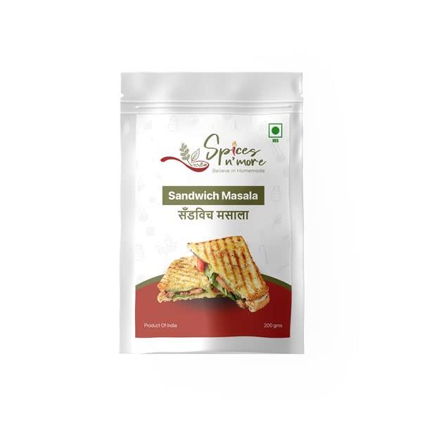 Spices n More Spices n More Sandwich Masala For Cooking Delicious Dish with Natural Aroma & Authentic Taste Rich in Flavor, Naturally Processed and No Preservatives (100 gm)