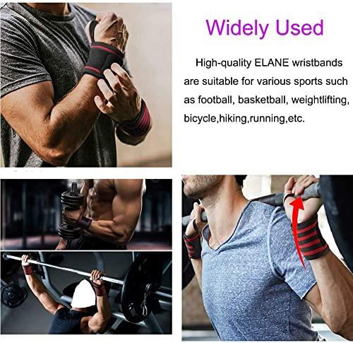 SIDHMART Wrist Band Support 1 Pair with Thump Loop Strap for Gym Power Lifting Heavy Workout Wrist Supporter Both Hand Gym Accessories for Men & Women