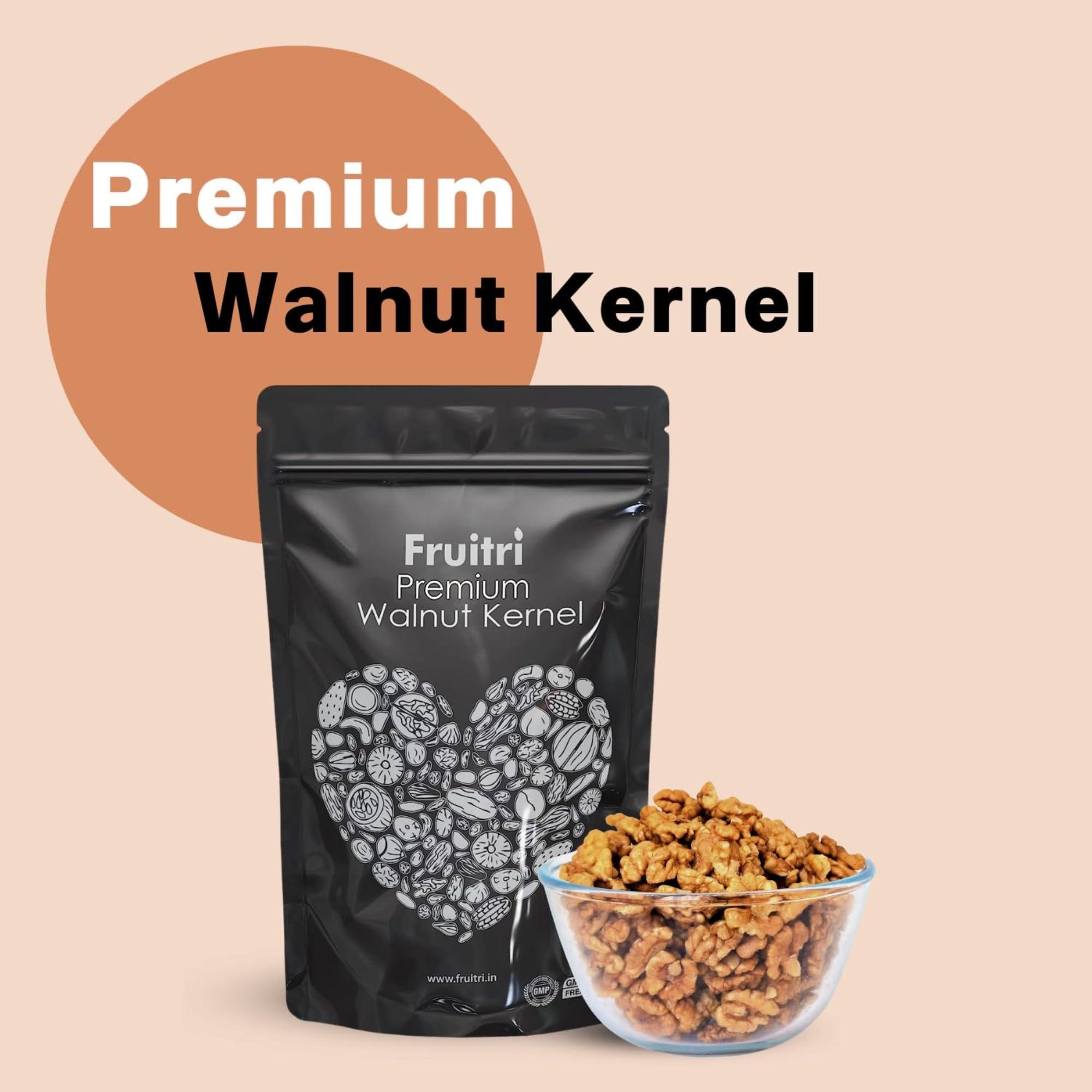 Fruitri Fruitri Premium Kashmiri Walnut Without Shell, Akhrot Giri,raw,400grams
