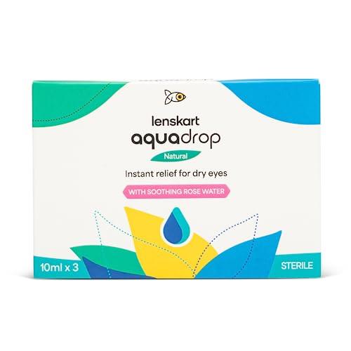 AQUALENS CONTACT LENSES Lenskart Aquadrop Natural 10 ml each Pack of 3