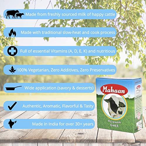 Mahaan Mahaan Pure Desi Ghee 1 Litre Pack (Agmark Certified)