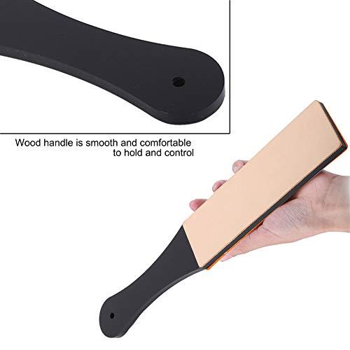 Fabater Razor Strop Belt, Manual Shaver Sharpening Board Double Size PU Leather Razor Straight Strop Belt Sharpener