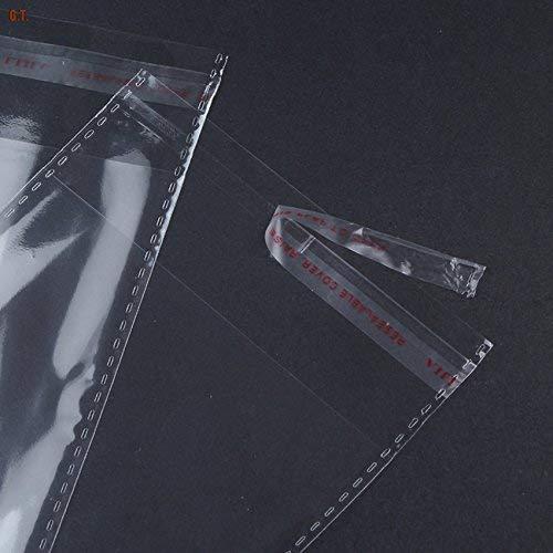 Generic CEN Self Adhesive Transparent Plastic/Polythene Pouch Bags Covers (25 Pouches - 3X4 Inches) | Reusable/Resealable Multipurpose Pouches for Jewelry, Packing, Storage (3 X 4)