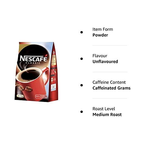 Nescafe Nescafe Classic Coffee 500 Gm ( Pack Of 2 ), Powder, Box