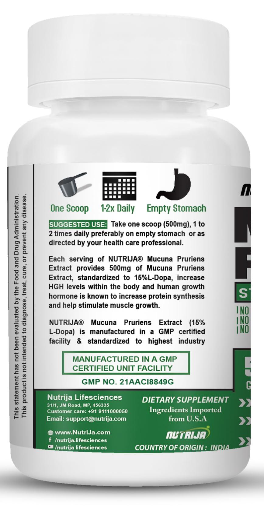 NutriJa NutriJa Mucuna Extract (standardized to 15% L-Dopa) - 50 GRAMS