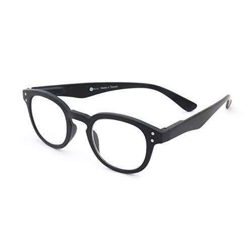 MyRead MyRead(Model 110) Reading Glasses | Spring hinge, Soft Case available | Unisex - Near Vision glasses | Power +2.50D | Black color
