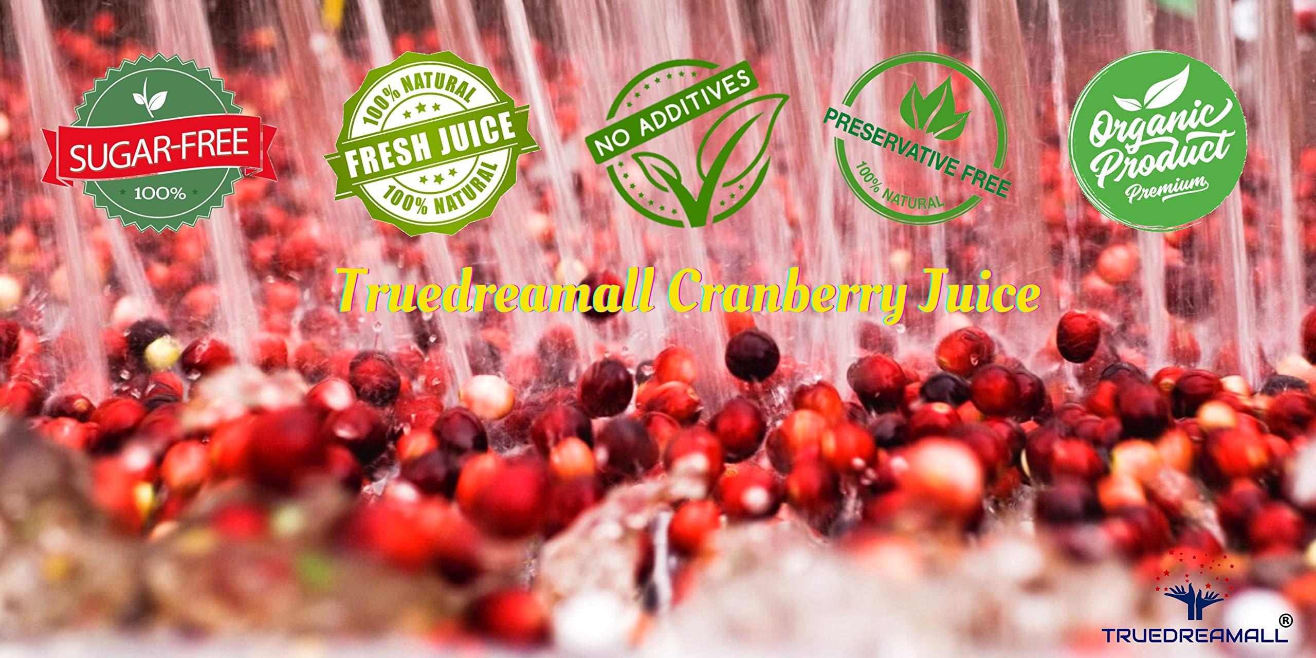 TRUEDREAMALL TRUEDREAMALL CRANBERRY - Pure Quality, Unsweetened, Pure & Organic (750 ml Concentrated)