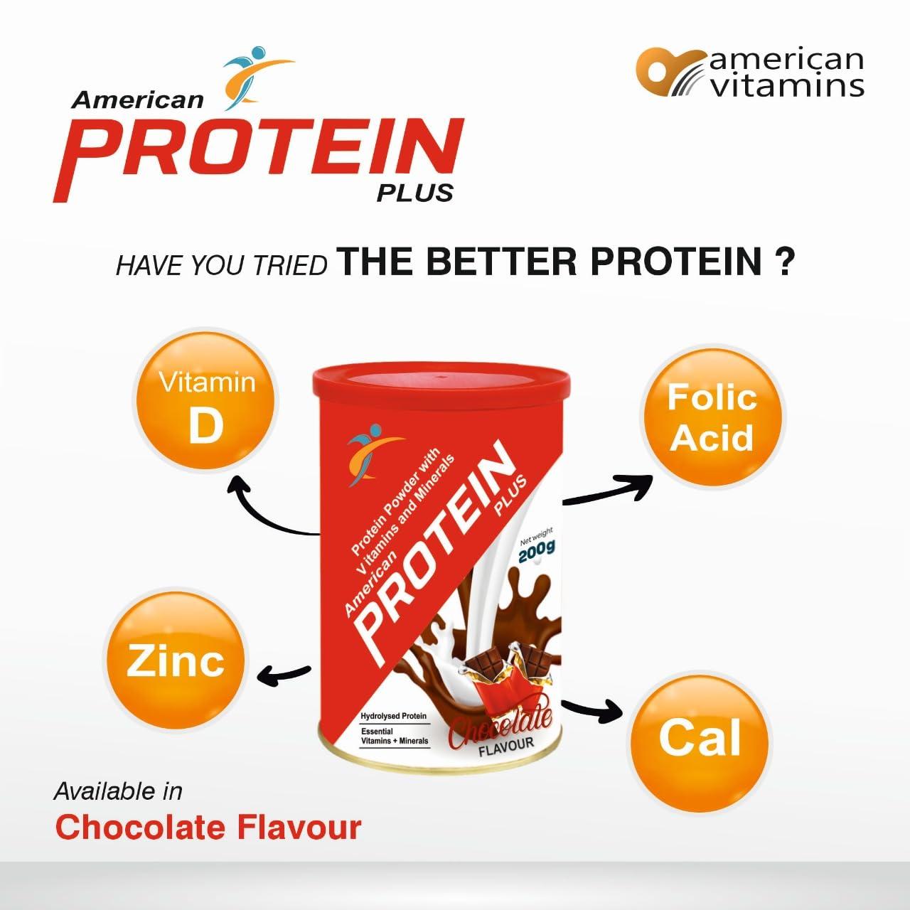 american vitamins American Vitamins 100% Whey Protein Powder (Chocolate) For Muscle Support & Growth and Recovery from Workout (Chocolate)