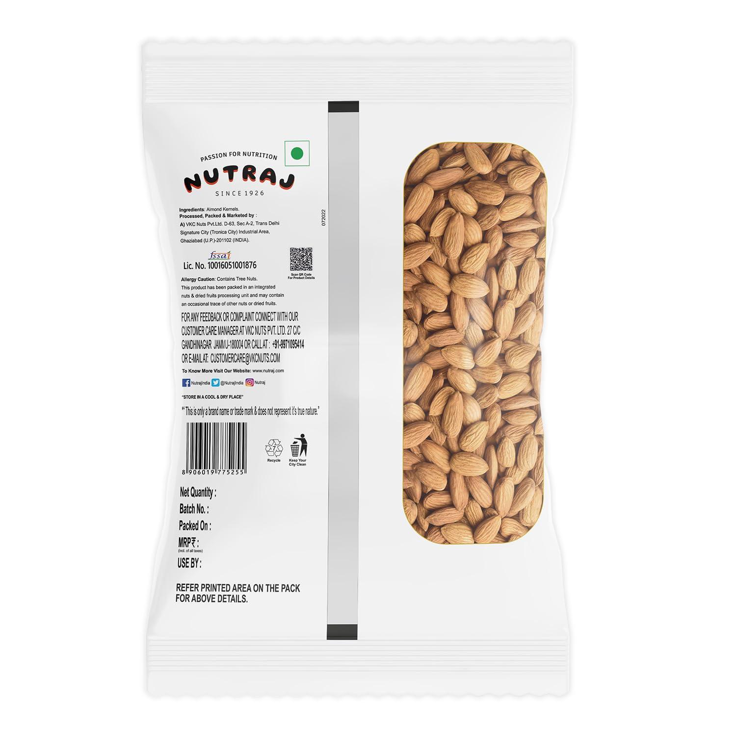 Nutraj Nutraj Dry Fruit Combo Almond, Cashews, Raisin, Walnut Kernels 400g (100g Each) | Badam | Kaju | Akhroth giri | Nutritious, Delicious & Crunchy | Rich in Magnesium, Copper & Phosphorus