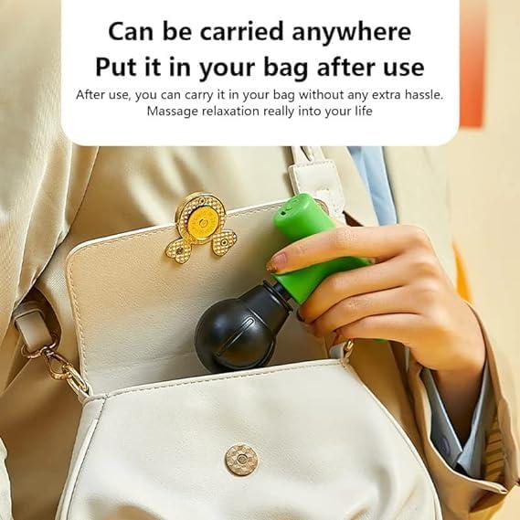 Wandering NAVA PAVA Electric Mini Fascial Gun Professional Portable Massage Gun Back Massager Guns For Pain Relief Body Neck Relaxation Massager