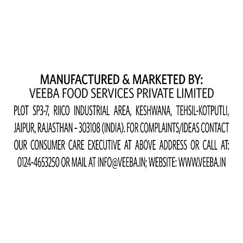 VEEBA Veeba Truly Tomato Ketchup (1kg) | No Added Preservatives | No Added Colour & Flavour | Non-GMO | Quality Tomato Ketchup I 100% Vegetarian