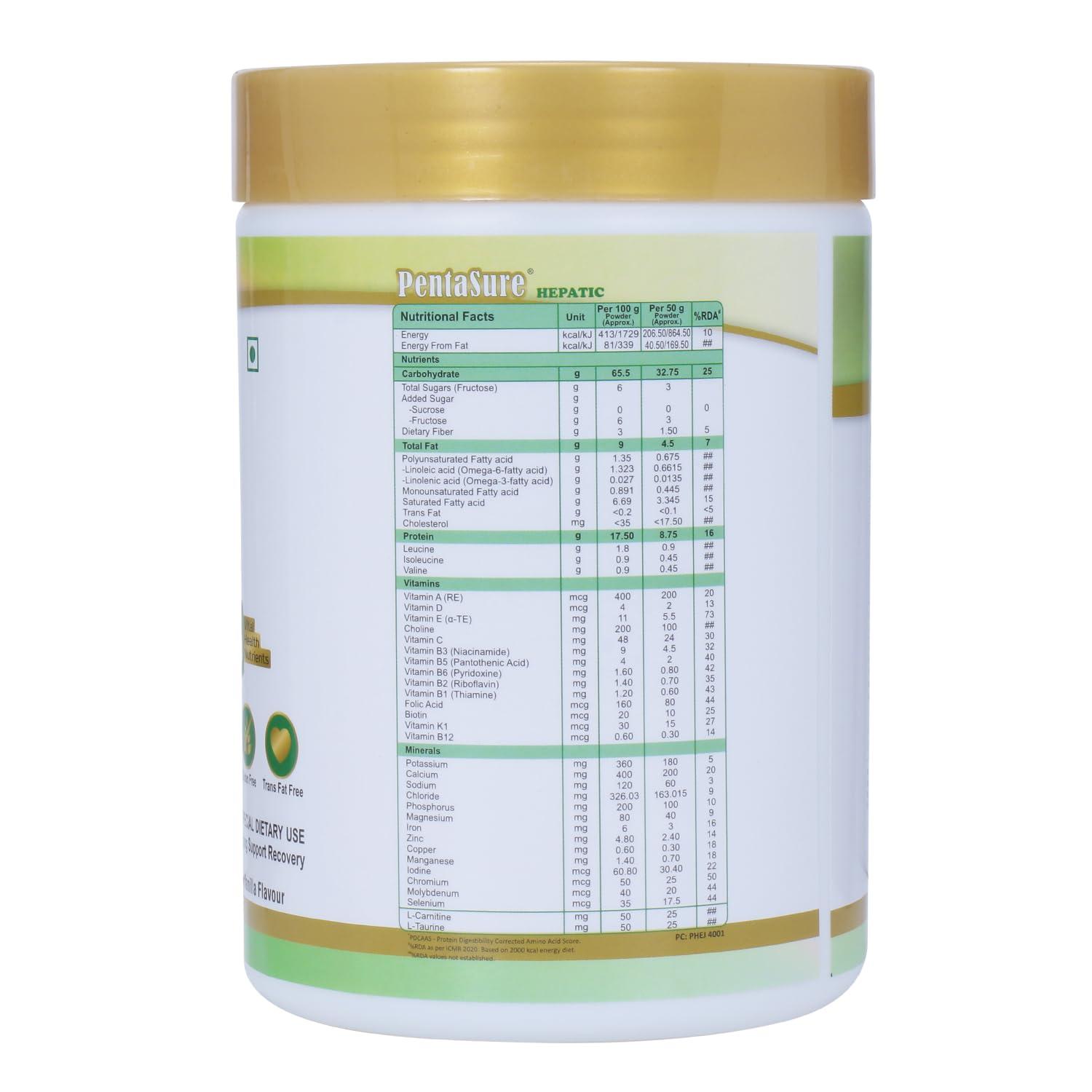 Pentasure PentaSure Hepatic Liver Care Vanilla Flavour 400gm