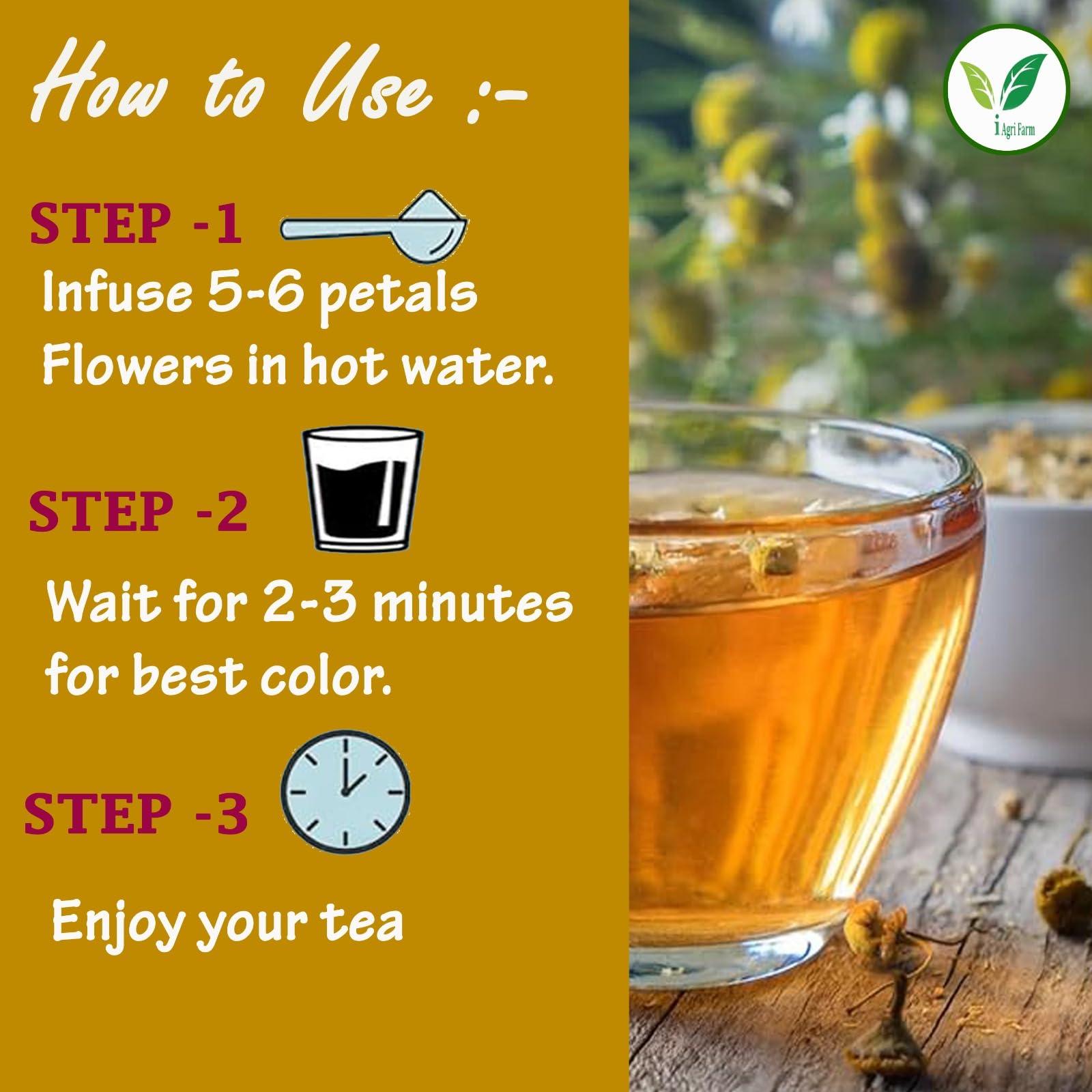 IAgriFarm Iagrifarm Chamomile Dried Flower - 450 g/Babuna/Camomile/Matricaria Chamomile Flower