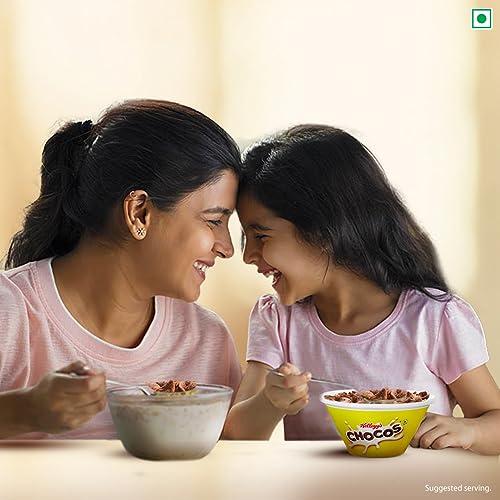 Kellogg\'s Kellogg\'s Chocos Moons & Stars with Whole Grain 24g (Pack of 16) | High in Calcium & Protein, 10 Essential Vitamins & Minerals, Source of Fibre | Breakfast Cereal for Kids | 384g