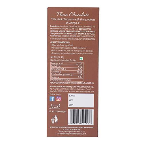 NID'Z NID'Z Dark Omega Chocolate 77% Cocoa